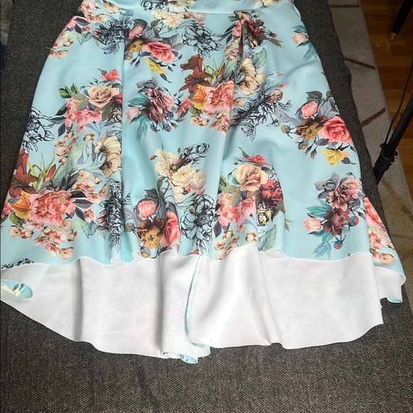 ASOS Stunning Blue Off-Shoulder Formal Dress with Stretch Plus sz 18 - Picture 4 of 16